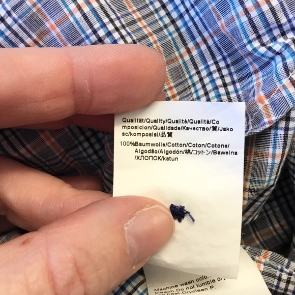 Hugo Boss Lorenzo Plaid Button Down Shirt - M - Picture 6 of 7